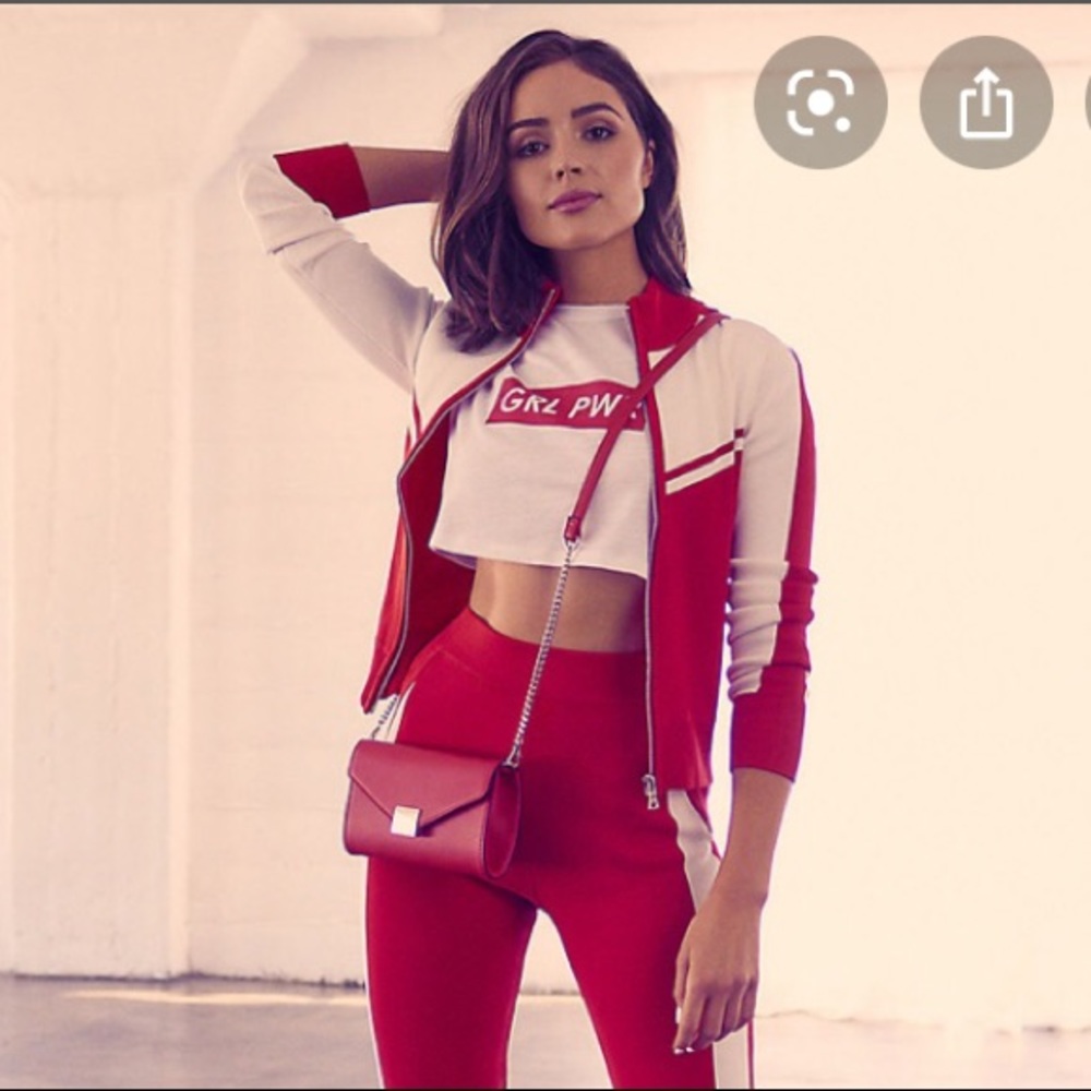 Express X Olivia Culpo Track Jacket